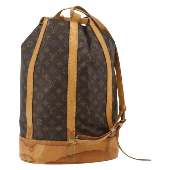 LOUIS VUITTON Monogram Randonnee GM Shoulder Bag M42244 LV Auth 176727