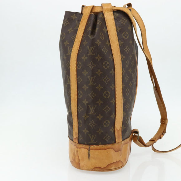 LOUIS VUITTON Monogram Randonnee GM Shoulder Bag M42244 LV Auth 176727