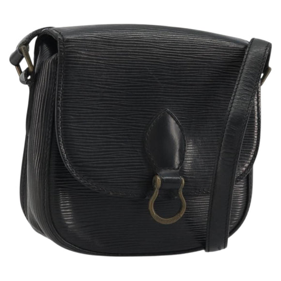 LOUIS VUITTON Epi Saint Cloud PM Shoulder Bag Black M52212 LV Auth 176728