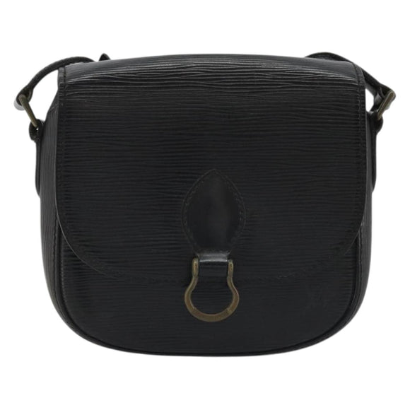 LOUIS VUITTON Epi Saint Cloud PM Shoulder Bag Black M52212 LV Auth 176728