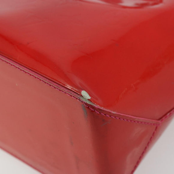 LOUIS VUITTON Monogram Vernis Wilshire PM Hand Bag Rose Pop M93643 Auth 176731