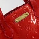 LOUIS VUITTON Monogram Vernis Wilshire PM Hand Bag Rose Pop M93643 Auth 176731-17