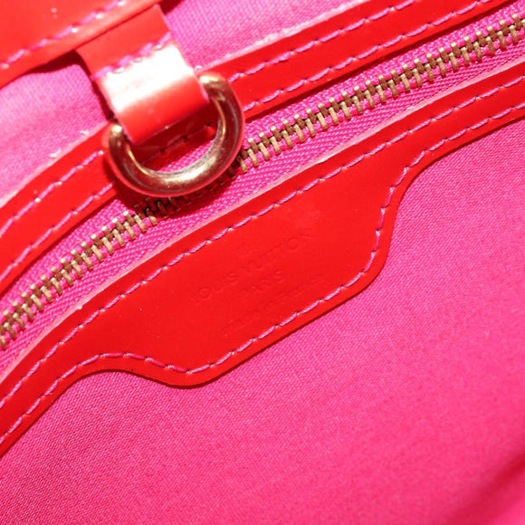 LOUIS VUITTON Monogram Vernis Wilshire PM Hand Bag Rose Pop M93643 Auth 176731