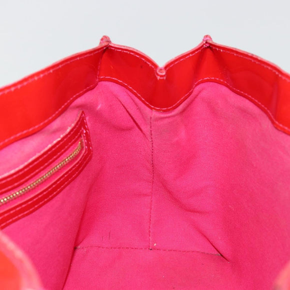 LOUIS VUITTON Monogram Vernis Wilshire PM Hand Bag Rose Pop M93643 Auth 176731