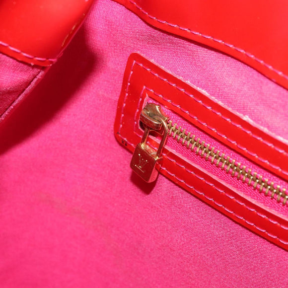 LOUIS VUITTON Monogram Vernis Wilshire PM Hand Bag Rose Pop M93643 Auth 176731