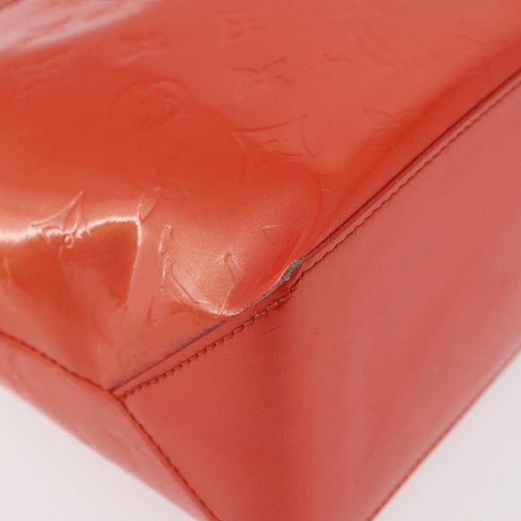LOUIS VUITTON Monogram Vernis Wilshire PM Bag Orenge Sunset M93644 Auth 176732A
