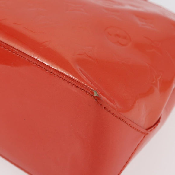 LOUIS VUITTON Monogram Vernis Wilshire PM Bag Orenge Sunset M93644 Auth 176732A