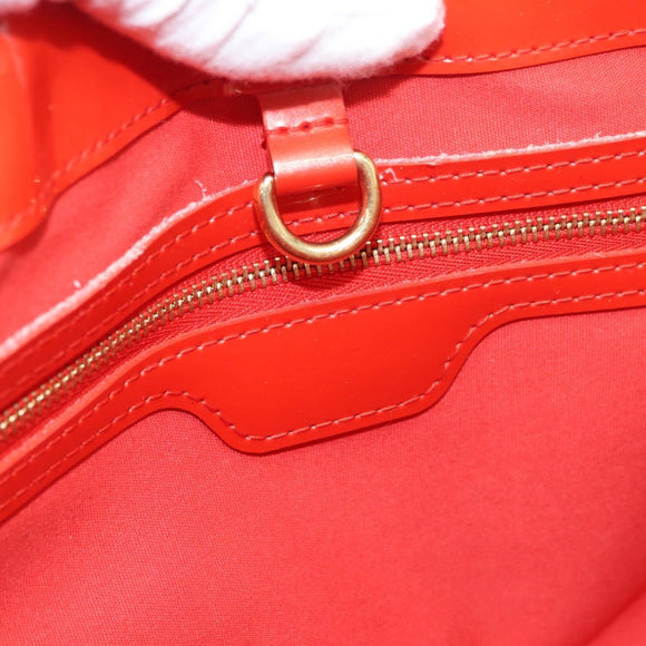 LOUIS VUITTON Monogram Vernis Wilshire PM Bag Orenge Sunset M93644 Auth 176732A