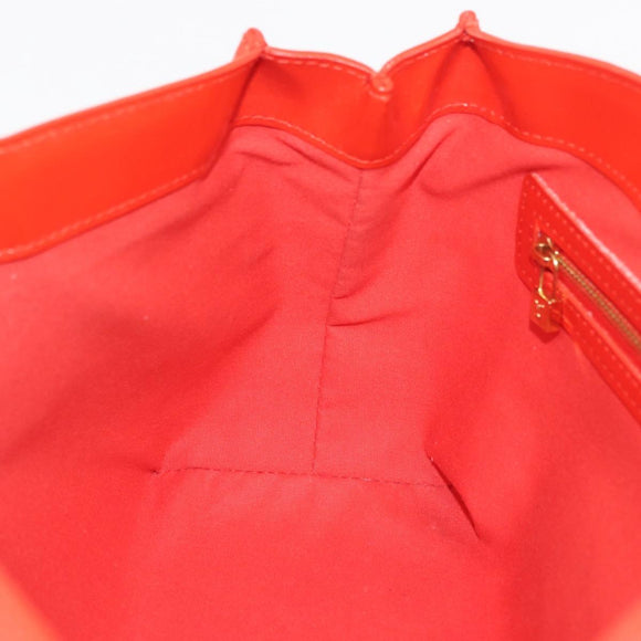 LOUIS VUITTON Monogram Vernis Wilshire PM Bag Orenge Sunset M93644 Auth 176732A