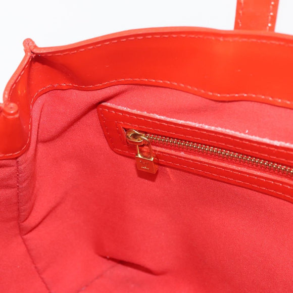 LOUIS VUITTON Monogram Vernis Wilshire PM Bag Orenge Sunset M93644 Auth 176732A