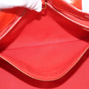 LOUIS VUITTON Monogram Vernis Wilshire PM Bag Orenge Sunset M93644 Auth 176732A-20