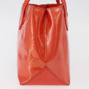 LOUIS VUITTON Monogram Vernis Wilshire PM Bag Orenge Sunset M93644 Auth 176732A-5