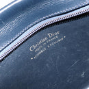 Christian Dior Trotter Canvas Hand Bag Navy Gold Auth 176737-11