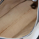 Christian Dior Trotter Canvas Boston Bag Navy Silver Auth 176738-15