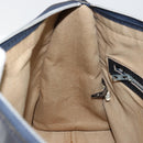 Christian Dior Trotter Canvas Boston Bag Navy Silver Auth 176738-17