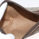 GUCCI GG Supreme Web Sherry Line Bag PVC Beige Gold 89 02 018 Auth 176741-11