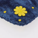 FENDI Tote Bag Wool Blue Auth 176743V-14