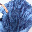 FENDI Tote Bag Wool Blue Auth 176743V-19