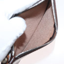FENDI Tote Bag Wool Blue Auth 176743V-26