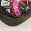 LOUIS VUITTON Damier Vivienne Mini Pochette Accessoires N60402 LV Auth 176744SAM-14