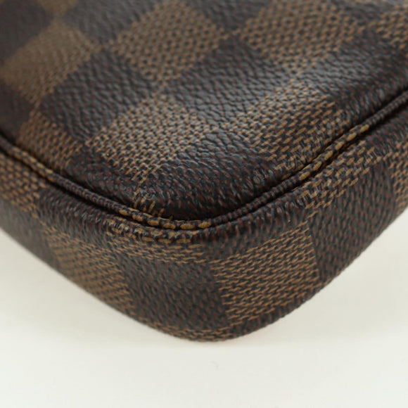 LOUIS VUITTON Damier Vivienne Mini Pochette Accessoires N60402 LV Auth 176744SAM