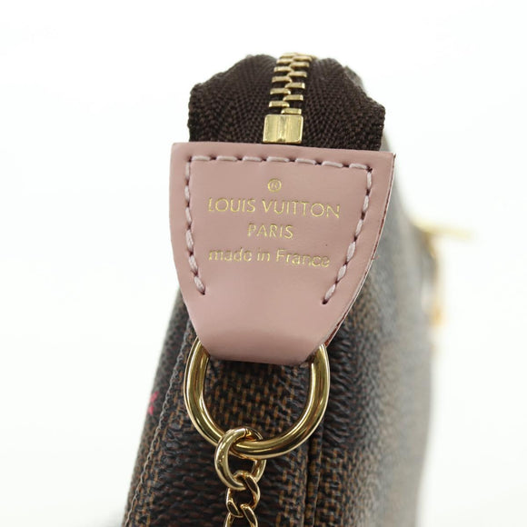 LOUIS VUITTON Damier Vivienne Mini Pochette Accessoires N60402 LV Auth 176744SAM