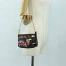 LOUIS VUITTON Damier Vivienne Mini Pochette Accessoires N60402 LV Auth 176744SAM-23