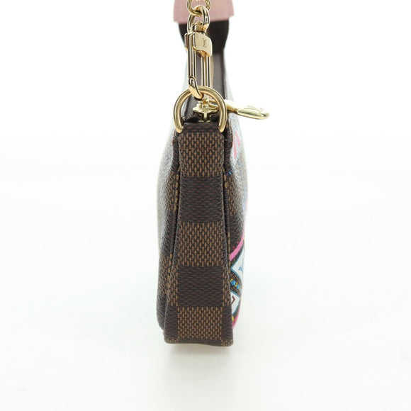 LOUIS VUITTON Damier Vivienne Mini Pochette Accessoires N60402 LV Auth 176744SAM