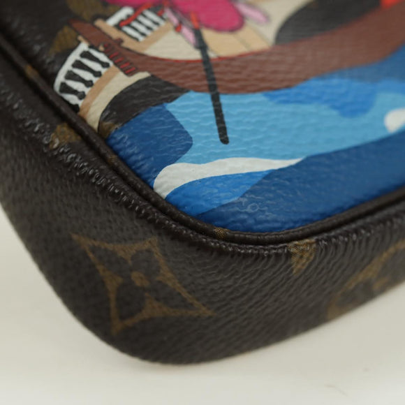 LOUIS VUITTON Vivienne Mini Pochette Accessoires Pouch M68489 LV Auth 176745SAM