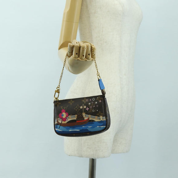 LOUIS VUITTON Vivienne Mini Pochette Accessoires Pouch M68489 LV Auth 176745SAM