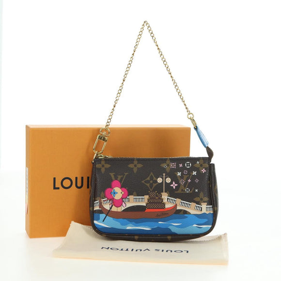 LOUIS VUITTON Vivienne Mini Pochette Accessoires Pouch M68489 LV Auth 176745SAM