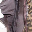 FENDI Zucca Canvas Mamma Baguette Shoulder Bag Black Brown Auth 176746SAV-10