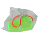 LOUIS VUITTON Hair Cube Hair Clip plastic Orange LV Auth 176749A-2
