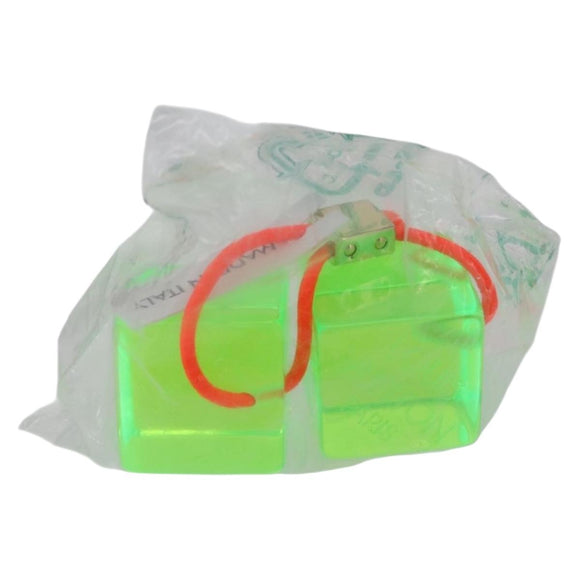 LOUIS VUITTON Hair Cube Hair Clip plastic Orange LV Auth 176749A
