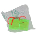 LOUIS VUITTON Hair Cube Hair Clip plastic Orange LV Auth 176749A-3