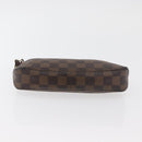 LOUIS VUITTON Damier Ebene Pochette Accessoires Beutel N41206 LV Auth 176761-6