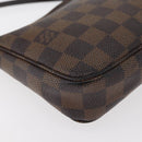 LOUIS VUITTON Damier Ebene Pochette Accessoires Beutel N41206 LV Auth 176761-17