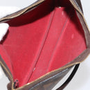 LOUIS VUITTON Damier Ebene Pochette Accessoires Beutel N41206 LV Auth 176761-11
