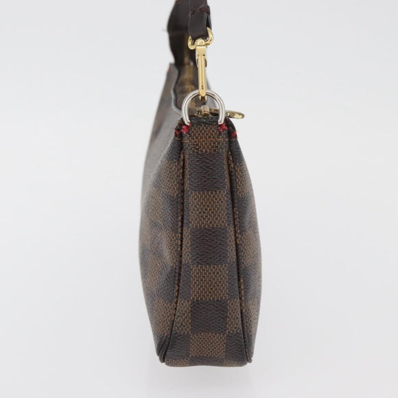 LOUIS VUITTON Damier Ebene Pochette Accessoires Beutel N41206 LV Auth 176761