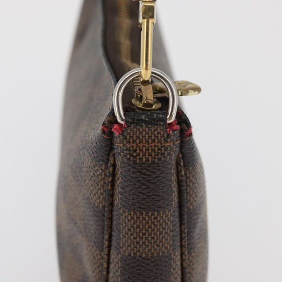 LOUIS VUITTON Damier Ebene Pochette Accessoires Beutel N41206 LV Auth 176761