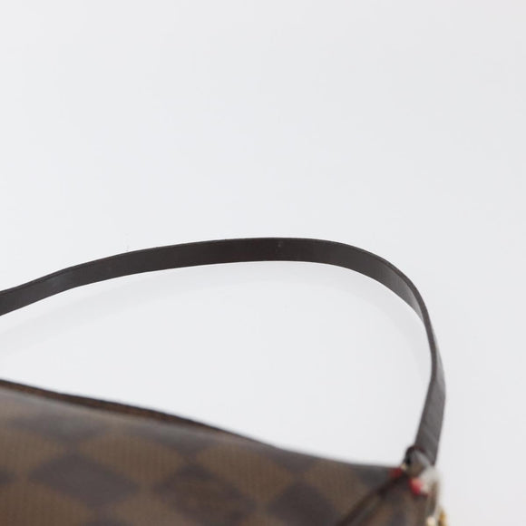 LOUIS VUITTON Damier Ebene Pochette Accessoires Beutel N41206 LV Auth 176761