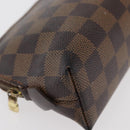 LOUIS VUITTON Damier Ebene Pochette Cosmetic PM Pouch N47516 LV Auth 176763-7