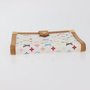 LOUIS VUITTON Monogram Multicolor Agenda PM Day Cover White R21074 Auth 176764-4