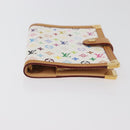 LOUIS VUITTON Monogram Multicolor Agenda PM Day Cover White R21074 Auth 176764-6