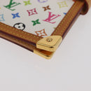 LOUIS VUITTON Monogram Multicolor Agenda PM Day Cover White R21074 Auth 176764-14