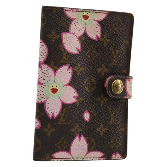 LOUIS VUITTON Cherry Blossom Agenda Mini Day Planner Cover M92021 Auth 176768