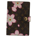 LOUIS VUITTON Cherry Blossom Agenda Mini Day Planner Cover M92021 Auth 176768-13