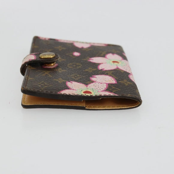 LOUIS VUITTON Cherry Blossom Agenda Mini Day Planner Cover M92021 Auth 176768