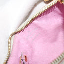LOUIS VUITTON Multicolor Pochette Cles NM Coin Purse White M93734 Auth 176769-9