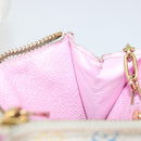 LOUIS VUITTON Multicolor Pochette Cles NM Coin Purse White M93734 Auth 176769-12